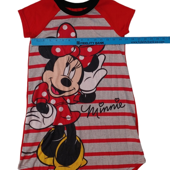 DISNEY Minnie Mouse Girls Pajamas Nightgown Size 10/12 - Picture 5 of 6
